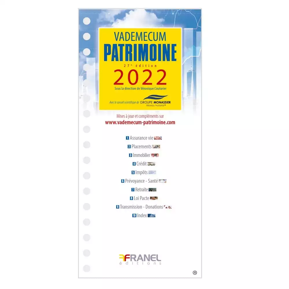 Vademecum Patrimoine 2022: 27e édition